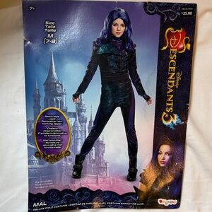 Disney Descendants 3 Mal Child Costume - Black and Purple Size M (7-8)